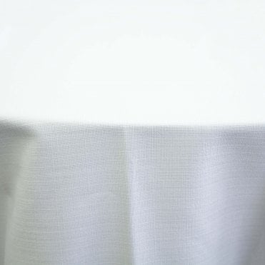 Urbane Linen Tablecloth White 70 x 144 inch