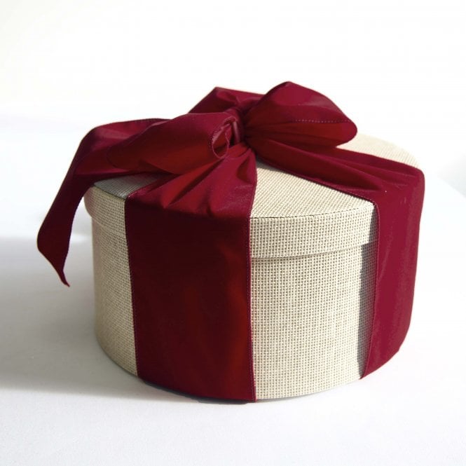 Velvet Ribbon With Wired Edge Burgundy 100mm x 10m