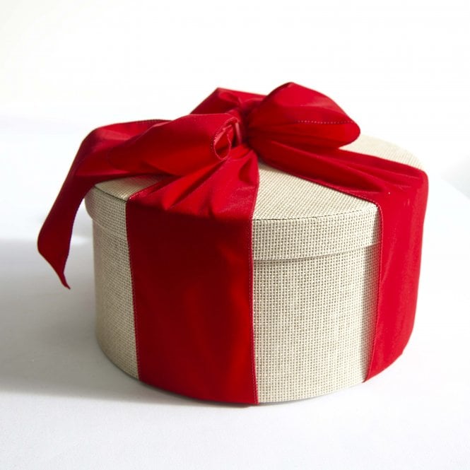 Velvet Ribbon With Wired Edge Red 100mm x 10m