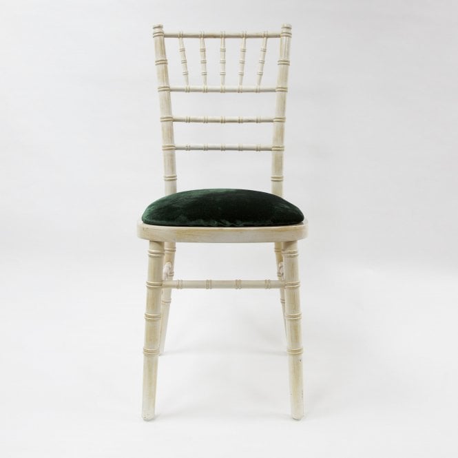 Velvet Seat Pad Cover Forest Green