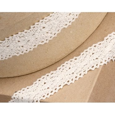 Vintage Lace Ribbon 30mm x 5m Ivory