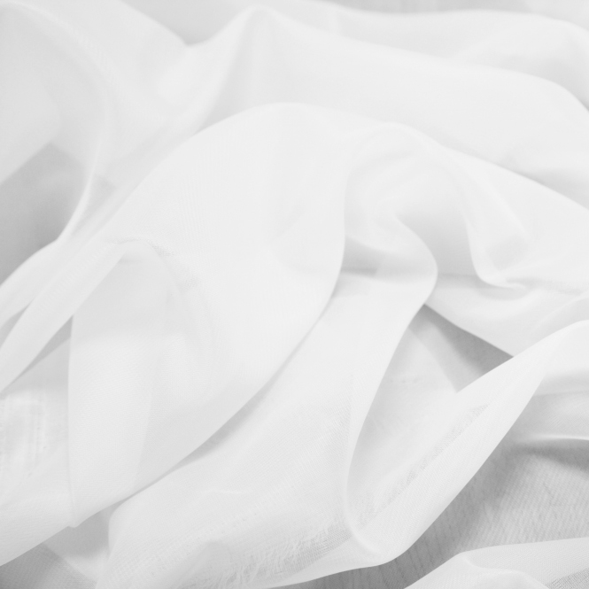 Voile Fabric Per Meter White 2.8m Width