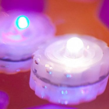 Water Floating Proof Led Candle Lights Red