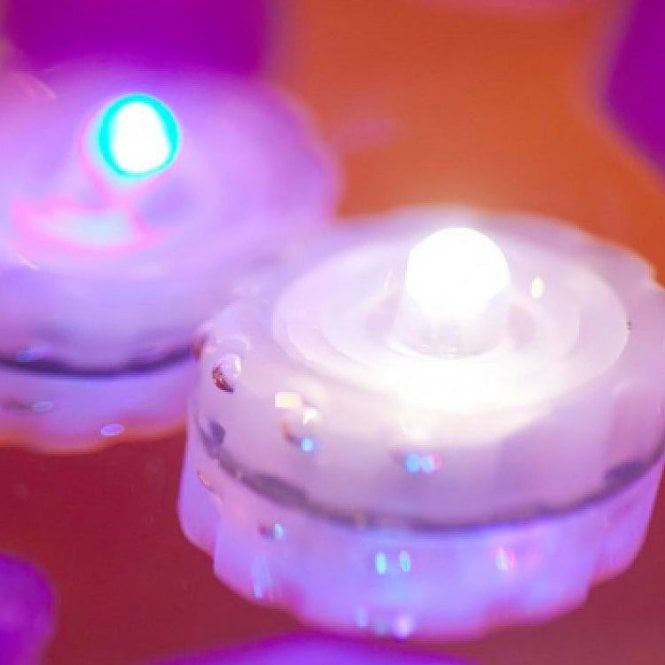 Water Floating Proof Led Candle Lights Yellow