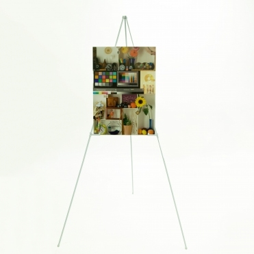 White Signboard Table Plan Easel with Case