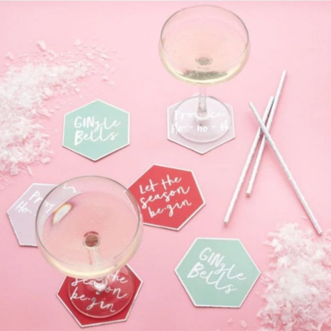Xmas 6pc Coaster Set