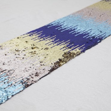 Xmas Sequin Runner Blue/Gold/Navy