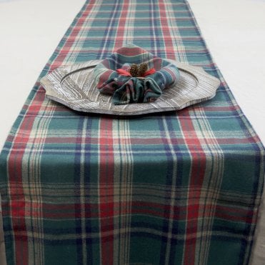 Xmas Tartan Set Green/Red
